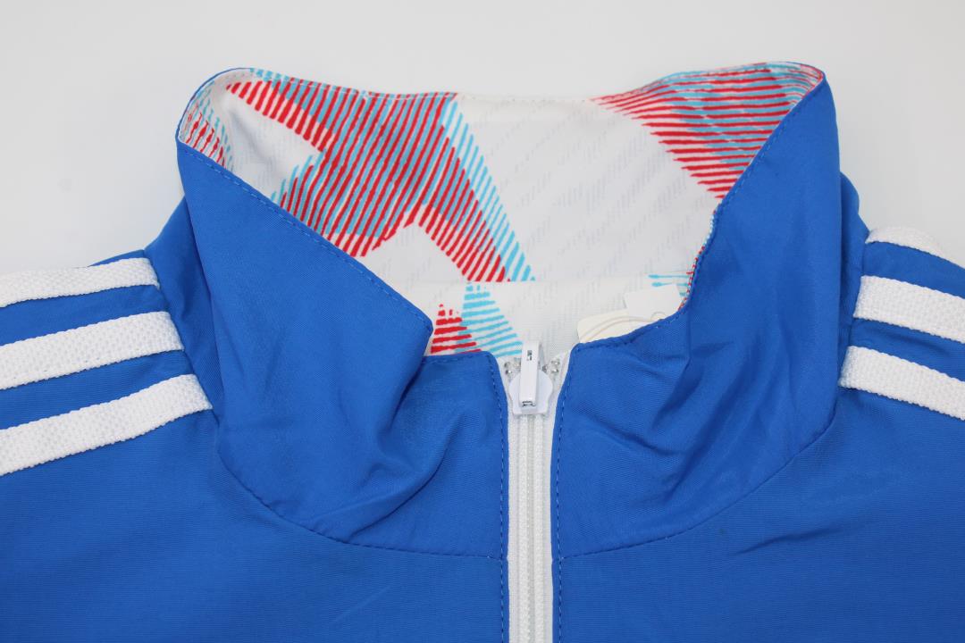 AAA Quality Japan 22/23 Reversible Wind Coat - Blue/White